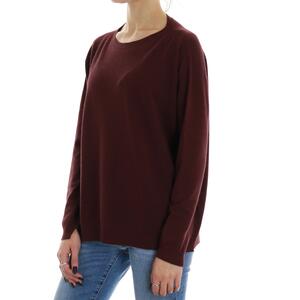 MAGLIA SCATOLINA BORDEAUX